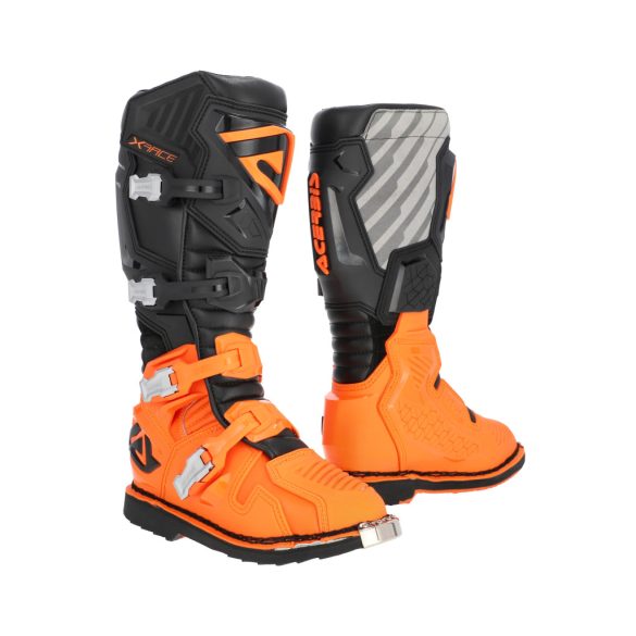 Acerbis cross csizma - X-Race – narancs/fekete