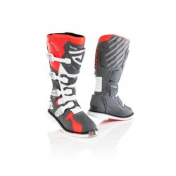 BOOTS X-RACE - RED/GREY