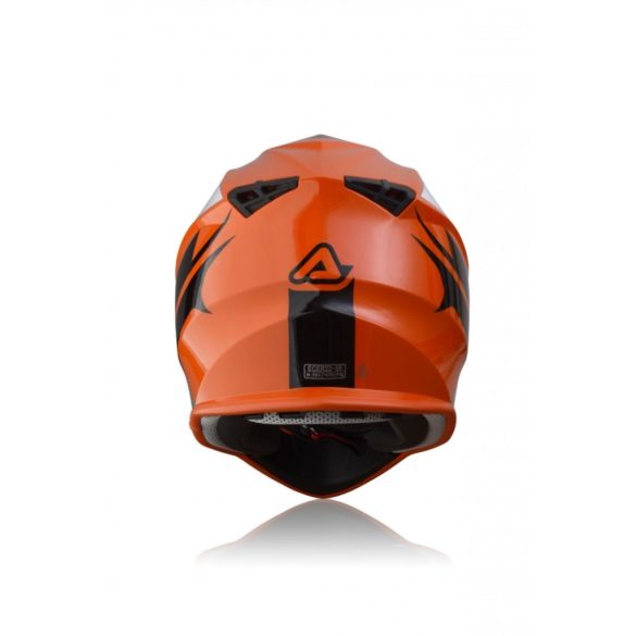 ACERBIS MX HELMET LINEAR - ORANGE/WHITE - S