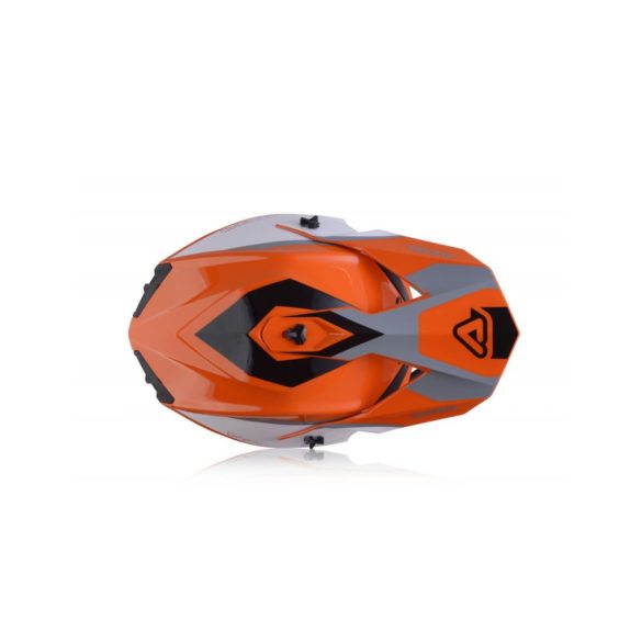 ACERBIS MX HELMET LINEAR - ORANGE/WHITE - S