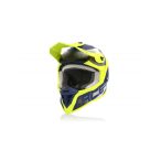 ACERBIS MX HELMET LINEAR - BLUE/YELLOW - S - OUTLET