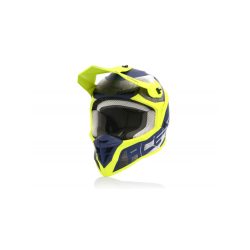 ACERBIS MX HELMET LINEAR - BLUE/YELLOW - S - OUTLET