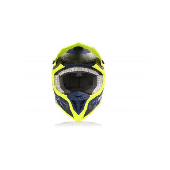 ACERBIS MX HELMET LINEAR - BLUE/YELLOW - S - OUTLET