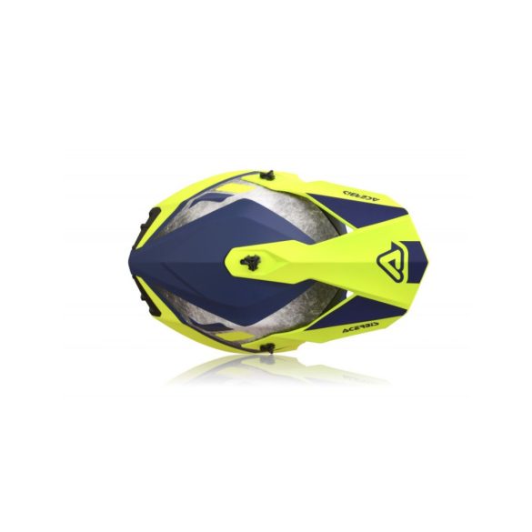 ACERBIS MX HELMET LINEAR - BLUE/YELLOW - S - OUTLET