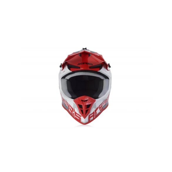ACERBIS MX HELMET LINEAR - RED/WHITE - XS