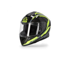   ACERBIS ROAD HELMET TARMAK CARBON WITH PINLOCK MAXI 70 - GREY/YELLOW - S