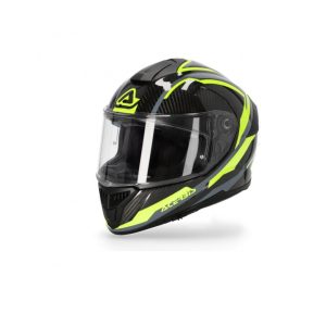 ACERBIS ROAD HELMET TARMAK CARBON WITH PINLOCK MAXI 70 - GREY/YELLOW - S