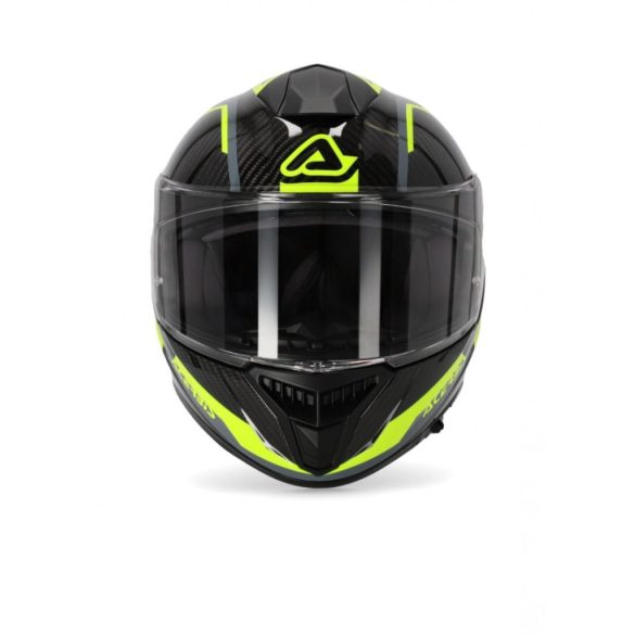 ACERBIS ROAD HELMET TARMAK CARBON WITH PINLOCK MAXI 70 - GREY/YELLOW - S