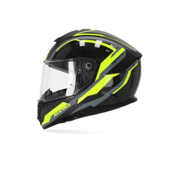 ACERBIS ROAD HELMET TARMAK CARBON WITH PINLOCK MAXI 70 - GREY/YELLOW - S