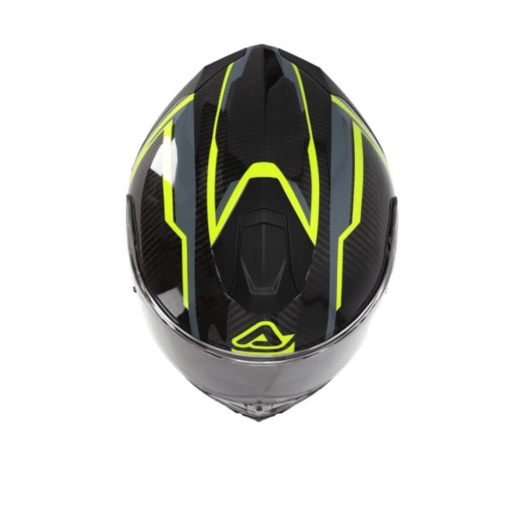 ACERBIS ROAD HELMET TARMAK CARBON WITH PINLOCK MAXI 70 - GREY/YELLOW - S