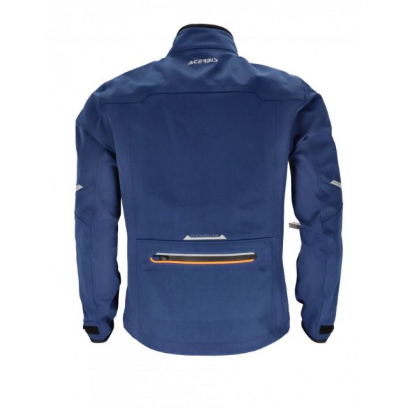 Acerbis vízálló enduro kabát- X-Duro W-Proof – kék/narancs