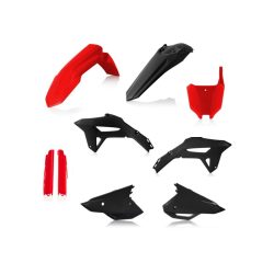 FULL KIT PLASTIC HONDA CRF450 2021 - RED/BLACK