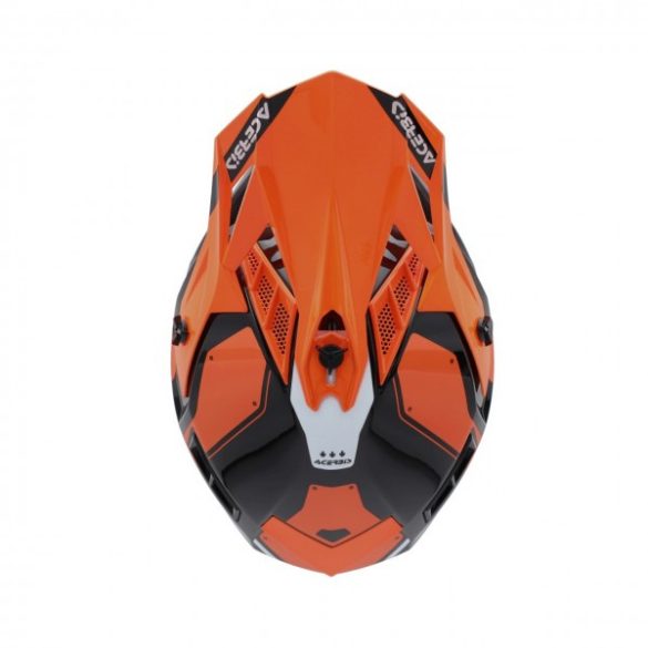 HELMET X-TRACK 22-06 - ORANGE/BLACK