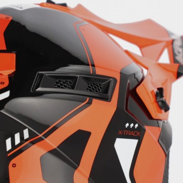 HELMET X-TRACK 22-06 - ORANGE/BLACK