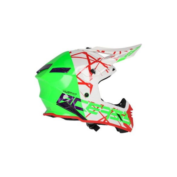 ACERBIS MX HELMET X-TRACK 22-06 - GREEN/WHITE - L