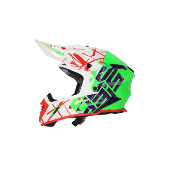 ACERBIS MX HELMET X-TRACK 22-06 - GREEN/WHITE - L