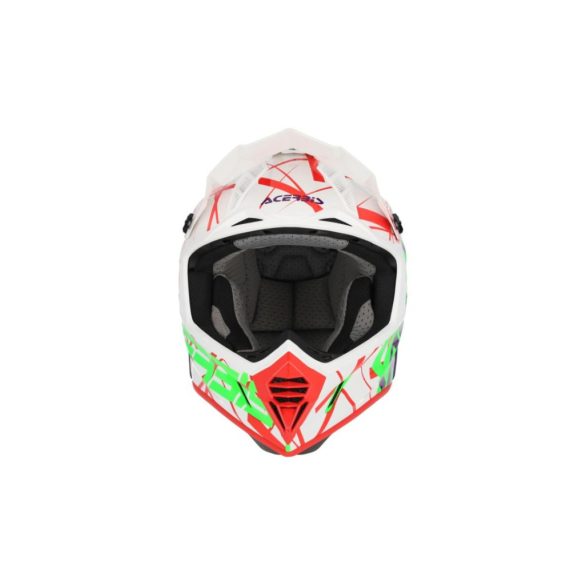 ACERBIS MX HELMET X-TRACK 22-06 - GREEN/WHITE - XL