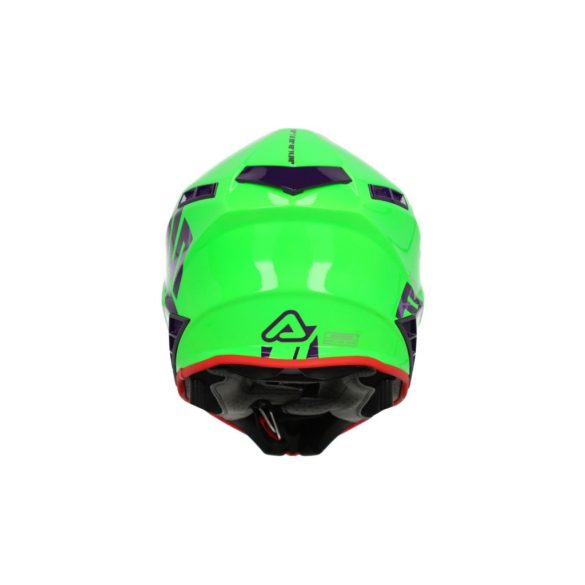 ACERBIS MX HELMET X-TRACK 22-06 - GREEN/WHITE - XL