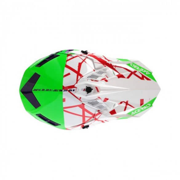 MX HELMET X-TRACK 22/06 - GREEN/WHITE