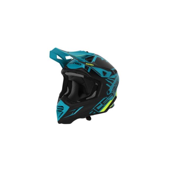 ACERBIS MX HELMET X-TRACK 22-06 - GREEN/BLACK - XS