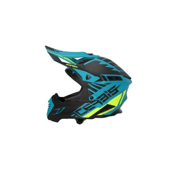 ACERBIS MX HELMET X-TRACK 22-06 - GREEN/BLACK - XS