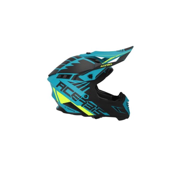 ACERBIS MX HELMET X-TRACK 22-06 - GREEN/BLACK - S