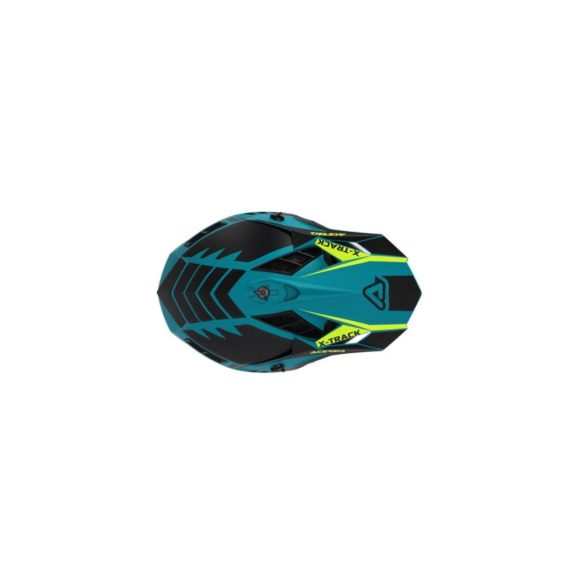 ACERBIS MX HELMET X-TRACK 22-06 - GREEN/BLACK - S