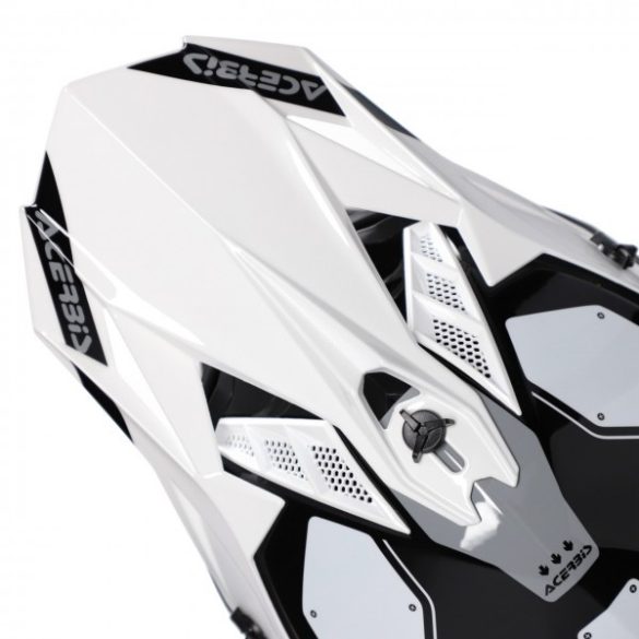 HELMET X-TRACK 22-06 - WHITE/BLACK