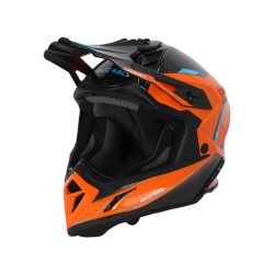   Acerbis cross sisak -Steel Carbon 22-06 – narancs/fekete – M