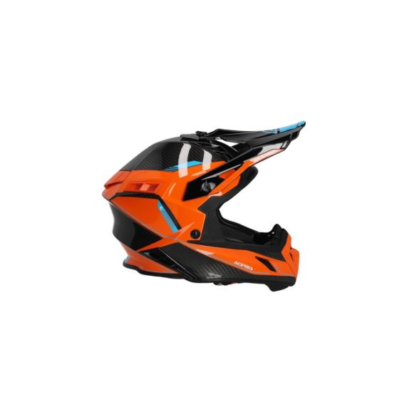 ACERBIS MX HELMET STEEL CARBON H-22-06 - ORANGE/BLACK - XS