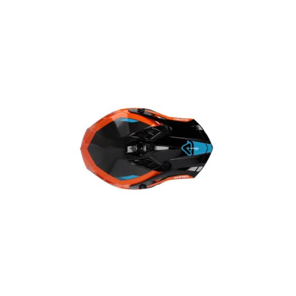 ACERBIS MX HELMET STEEL CARBON H-22-06 - ORANGE/BLACK - XS