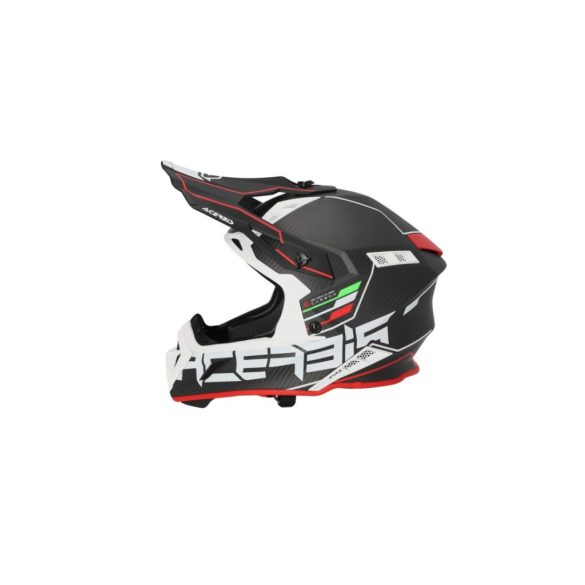 ACERBIS MX HELMET STEEL CARBON H-22-06 - BLACK/RED - S