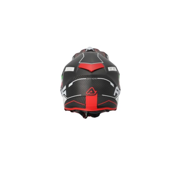 ACERBIS MX HELMET STEEL CARBON H-22-06 - BLACK/RED - S