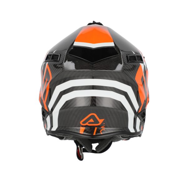 Acerbis cross sisak -Steel Carbon 22-06 – fekete/fluo narancs