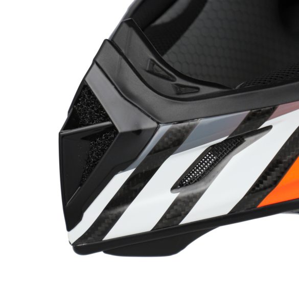 Acerbis cross sisak -Steel Carbon 22-06 – fekete/fluo narancs