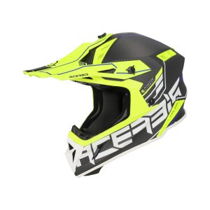 Acerbis cross sisak -Steel Carbon 22-06 – fluo sárga/fekete