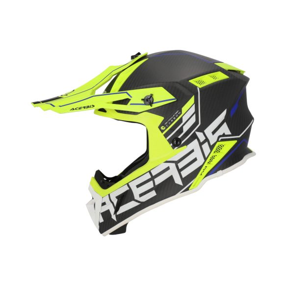 Acerbis cross sisak -Steel Carbon 22-06 – fluo sárga/fekete