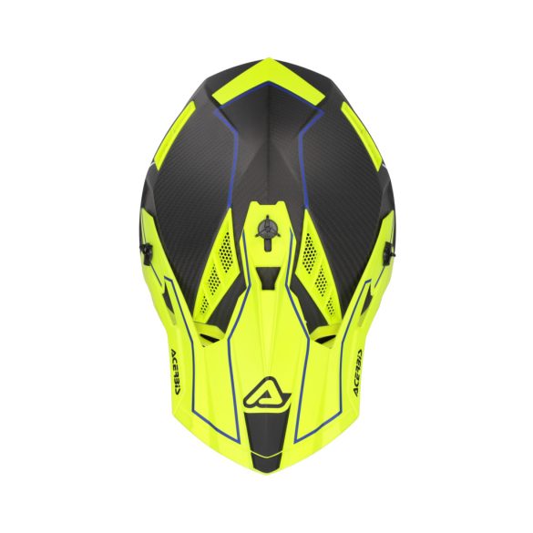 Acerbis cross sisak -Steel Carbon 22-06 – fluo sárga/fekete