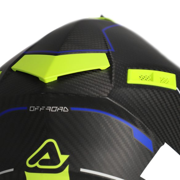 Acerbis cross sisak -Steel Carbon 22-06 – fluo sárga/fekete