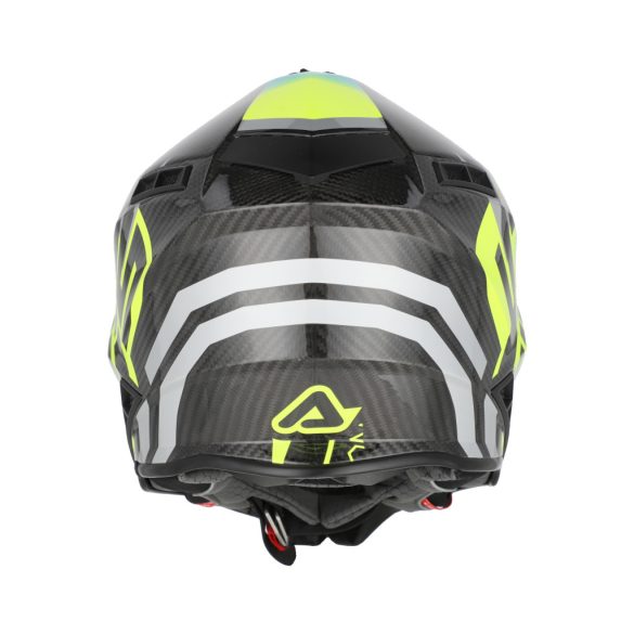 Acerbis cross sisak -Steel Carbon 22-06 – világoskék/fluo sárga