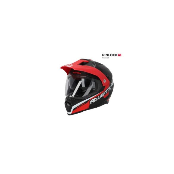 ACERBIS HELMET FLIP FS-606 22-06 - GREY/RED - XS