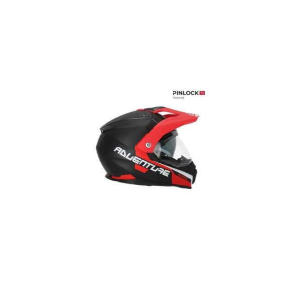 ACERBIS HELMET FLIP FS-606 22-06 - GREY/RED - XS