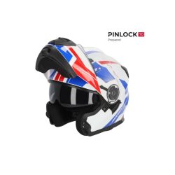 ACERBIS ROAD HELMET SEREL FLIP UP 22-06 - BLUE/RED - XS
