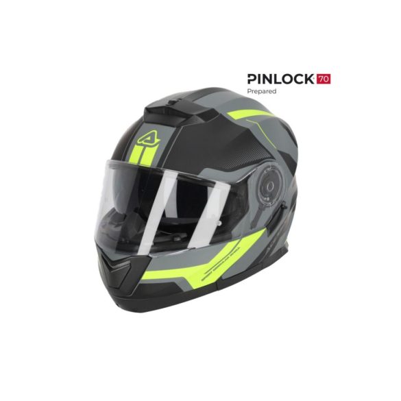 ACERBIS ROAD HELMET SEREL FLIP UP 22-06 - BLACK/YELLOW - XS