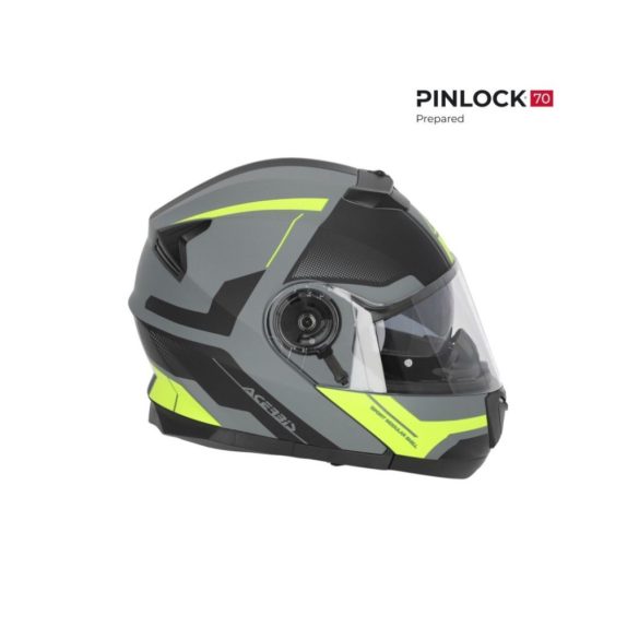 HELMET SEREL FLIP UP 22/06 - BLACK/YELLOW