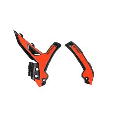 X-Grip vázvédő - KTM SX/SFX 2023 - fekete/narancs