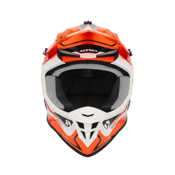 Acerbis cross sisak – Linear 22-06 – fehér/narancs