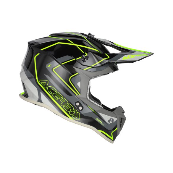 Acerbis cross sisak – Linear 22-06 – fekete/sárga