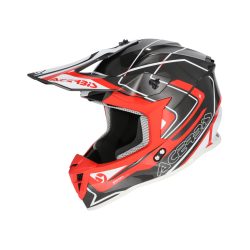 Acerbis cross sisak – Linear 22-06 – piros/szürke