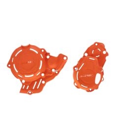   X-Power motorblokk védő - KTM SFX 250/350 2023 + HUSQ FC/TC 2023 - narancs